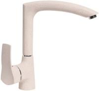 Смеситель для кухни AquaGranitEx C-7040 светло-розовый