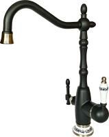 Смеситель для кухни Milacio Castellon Ceramic MC.514.ASN антрацит/сатин