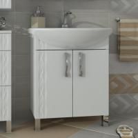 Тумба под раковину Triton Кристи 65, 2 двери, белая