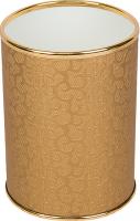 Мусорное ведро Geralis M-FGG-B золото, 3 л