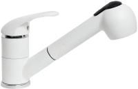 Смеситель для кухни AquaGranitEx C-4040 белый