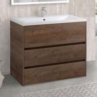 Тумба с раковиной Art&Max Family 100, напольная, Pino Siberia