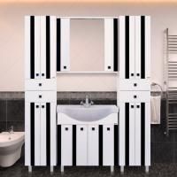 Мебель для ванной Misty Палермо 80 черная