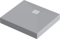 Поддон для душа Good Door Essentia 90x100, с сифоном, графит