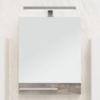 Зеркало-шкаф Runo Вудлайн 60, скандинавский дуб