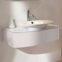 Тумба с раковиной Jacob Delafon Presquile 85 белый лак