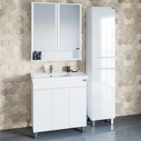 Мебель для ванной СанТа Марс 80 напольная, с дверками