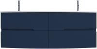 Тумба с раковиной Jacob Delafon Nona 140 глянцевый темно-синий