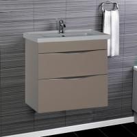 Тумба с раковиной Aquanet Эвора 70 капучино