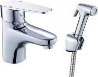 Смеситель для раковины Orange Flipo M23-022cr с гигиеническим душем