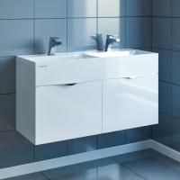 Тумба под раковину СанТа Юпитер 100/2 подвесная