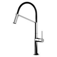 Смеситель для кухни Webert Kitchen Oblique Pro OB920602015 хром/черный