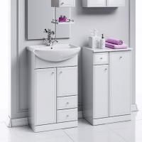 Тумба Aqwella Барселона H5/1/К с бельевой корзиной