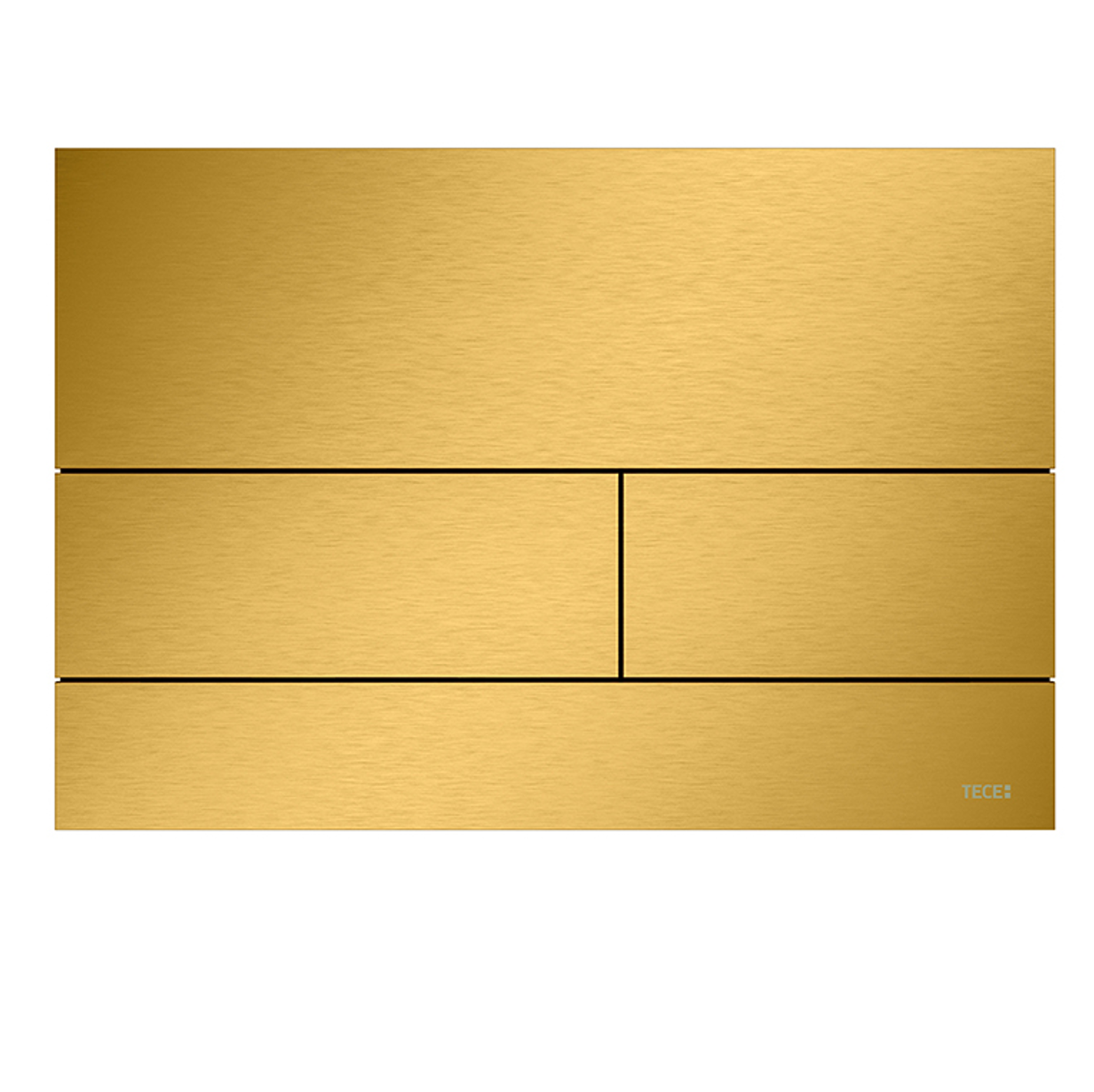 Кнопка смыва TECE Square 9240838 металлическая, золото сатин