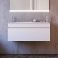 Тумба с раковиной Raval Hotte 100 белая, подвесная