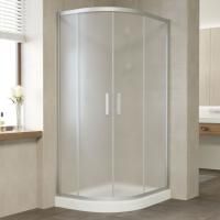 Душевой уголок Vegas Glass ZS-F 90*80 07 10 профиль матовый хром, стекло сатин