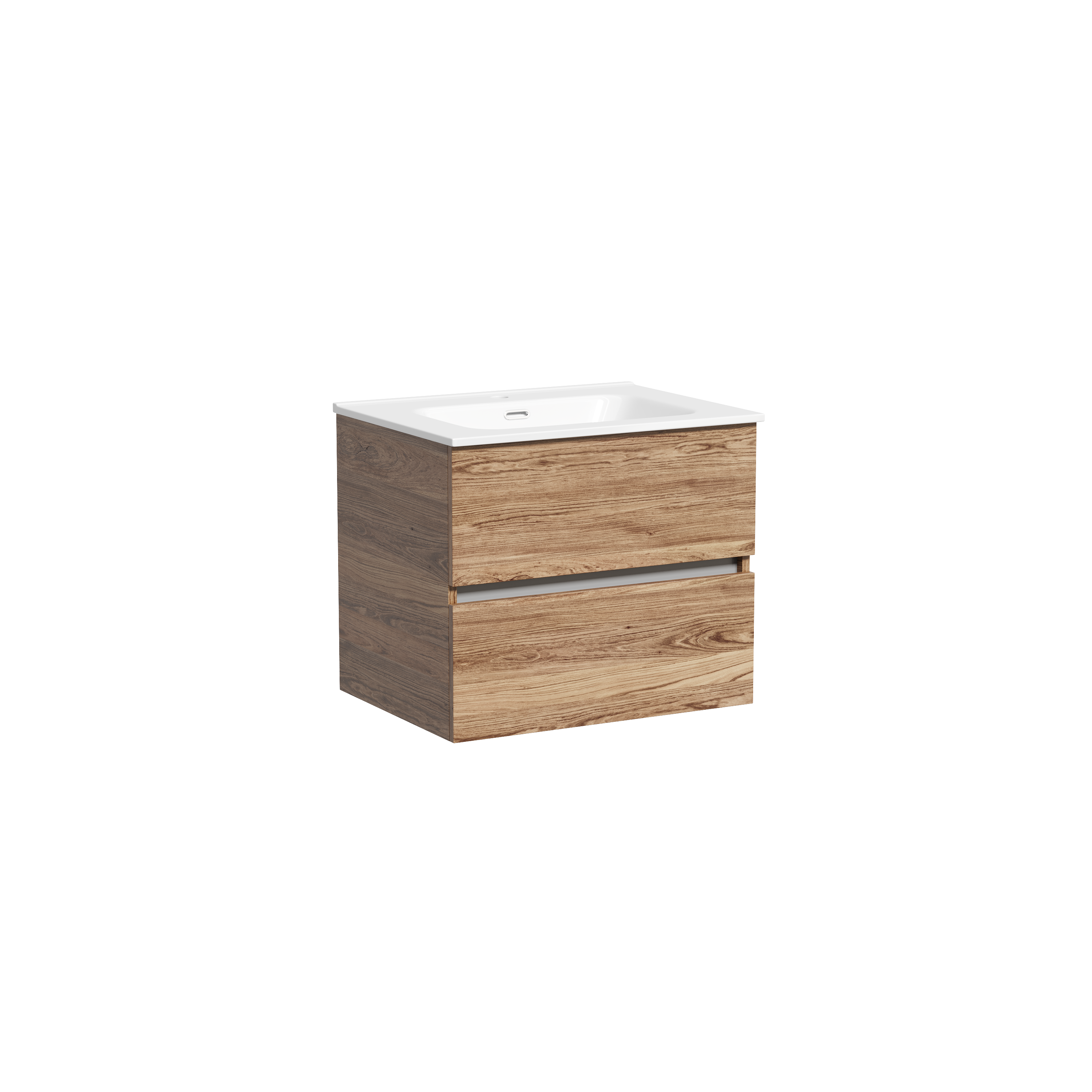 Тумба с раковиной Sancos Urban 60 дуб чарльстон, подвесная