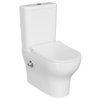 Унитаз-компакт Vitra Zentrum 9012B003-7226 с функцией биде, встроенным смесителем