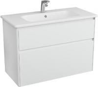 Тумба под раковину Owl 1975 Malaren 100 2 ящика, белая