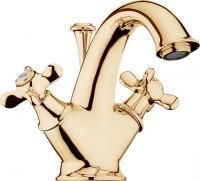 Смеситель для раковины Webert Ottocento OT700102010 золото