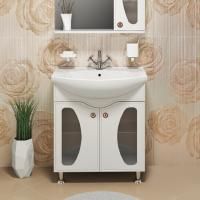 Тумба с раковиной Runo Линда Люкс 75