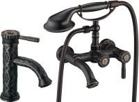 Душевой комплект Lemark Jasmine LM6612ORB + LM6606ORB