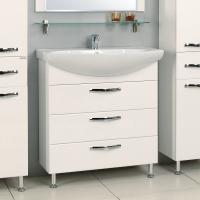 Тумба с раковиной Aquaton Ария Н 80 белая