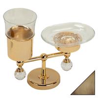Стакан Migliore Amerida ML.AMR-60.410.BR и мыльница, бронза