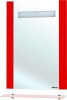 Зеркало Bellezza Берта 75 красное