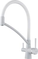 Смеситель для кухни Paulmark Siegen Si213111-431TW белый матовый