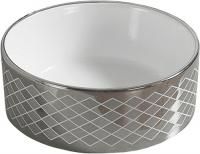 Накладная раковина Melana MLN-7078ASP-1 серебро