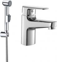 Смеситель для раковины SMARTsant Инлайн SM103511AA с гигиеническим душем