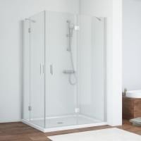 Душевой уголок Vegas Glass AFA-F 120*100 07 01 R профиль матовый хром, стекло прозрачное