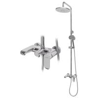 Душевая стойка Hansberge H5033C, хром