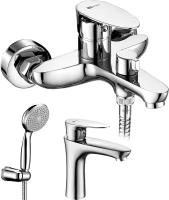 Душевой комплект Lemark Nero LM0214C + LM0206C