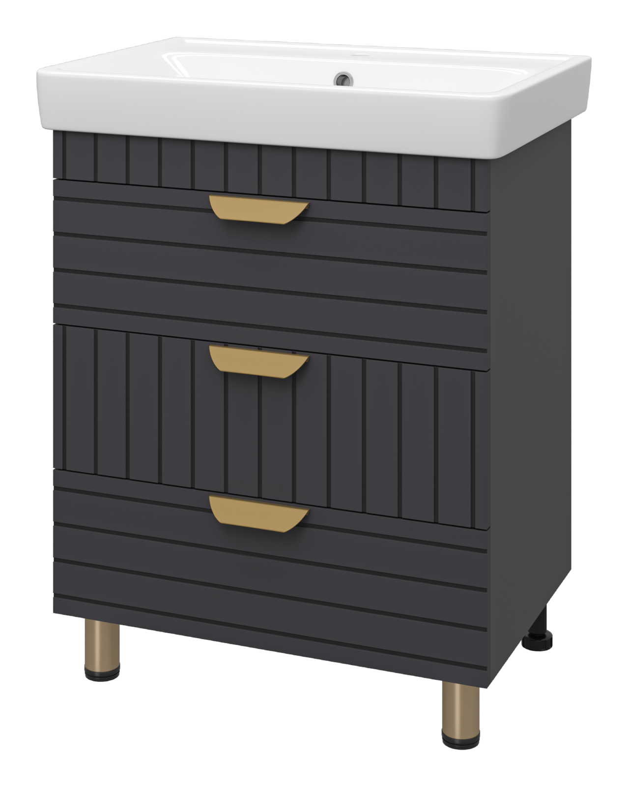 Тумба с раковиной Brevita Gloster 70