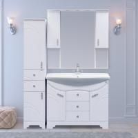 Мебель для ванной Misty Сицилия 105 белая эмаль