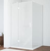 Душевой уголок Vegas Glass AFP-Fis 120 01 10 L профиль белый, стекло сатин