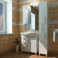 Мебель для ванной Triton Кристи 70 L, 3 ящика, белая