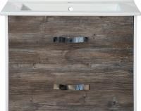 Тумба под раковину Misty Норд 65 подвесная, белая, сосна пасаден