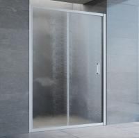 Душевая дверь в нишу Vegas Glass ZP 135 07 02 профиль матовый хром, стекло шиншилла