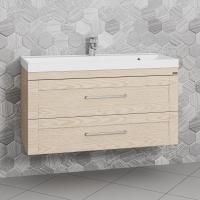 Тумба с раковиной СанТа Венера 100 подвесная, дуб бежевый