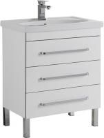 Тумба под раковину Aquanet Сиена 70 напольная белая
