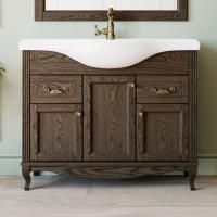 Тумба с раковиной ValenHouse Эллина 105 кальяри, фурнитура бронза