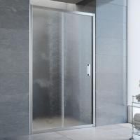 Душевая дверь в нишу Vegas Glass ZP 110 08 02 профиль глянцевый хром, стекло шиншилла
