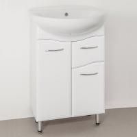 Тумба под раковину Style Line Эко Волна №11 55 белая