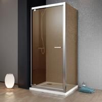 Душевой уголок Radaway Twist DW+S 80 коричневое стекло