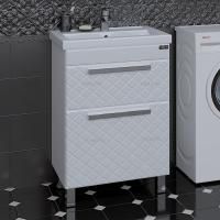 Тумба с раковиной СанТа Калипсо Люкс 60 217008л напольная