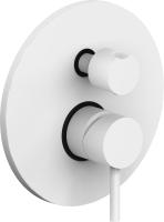 Смеситель для ванны Paffoni Light LIG018BO с внутренней частью белый