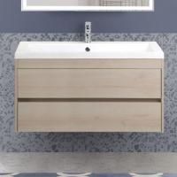 Тумба с раковиной Art&Max Family 100, подвесная, Pino Bianco